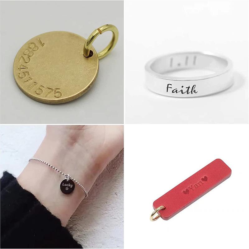 12 Stück/Set Lederstempel Römisches Zahlen Blumen Herz Sternbild Set DIY Stahlstempel für Schmuck Leder Logo Schnitzen