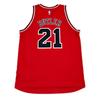Adidas X NBA Collaboration Chicago Bulls Butler Comfortable Soft 21 Jersey Breathable Sleeveless Basketball Tank Unisex Tops Red 7470A-300-K91600