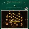 LED Christmas Sucker Light Fairy String Lights Hanging Lamp 2024 Star Lamp  Holiday Wedding Party