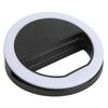 Selfie Ring Light 360 Degrees Lighting Soft Glareless Light 0.4in Thick Clamp Widely Used Mini Ring Light for Live