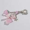 2025 Y2k Cute Keychain Flower Star Love Bow Strawberry Pendant Acrylic Key Chain Student Women Bag Backpack Keychain Accessories