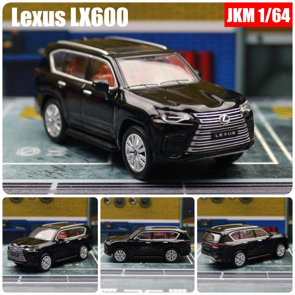 1/64 Lexus LX600 Miniaturmodell JKM Premium SUV Spielzeugauto Fahrzeug Freilaufräder Druckguss Zinklegierung Metall Sammlung Geschenk