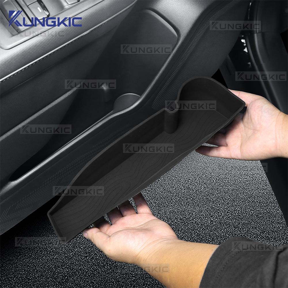 KUNGKIC For Subaru Forester 2025 2026 2027 Silicone Storage Box LHD RHD Car Side Doors Organizer Case Interior Accessories
