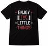 Positive Quote T Shirt Motivational Inspirational Enjoy the Little Things Tee