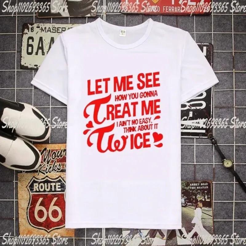 Kpop Twice Lovely T-shirt Short Sleeve Ready To Be Album Graphic Printing T-shirt Women TZUYU SANA MINA JIHYO NAYEON MOMO DAHYU