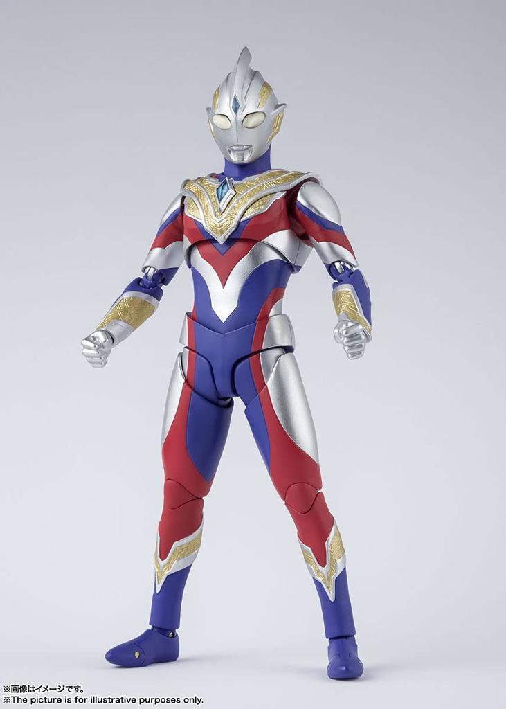 TAMASHII NATIONS Ultraman Trigger Multi Type 150mm malovaná pohyblivá figurka SHFiguarts cca. PVC a ABS