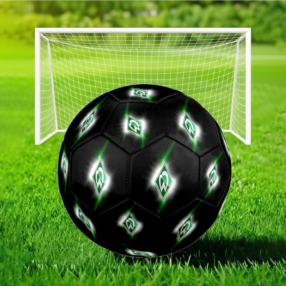 Werder Bremen Football Soccer Ball Size 5 Soccer Ball, Machine-stitched, Durable, Suitable for Training and Matches Fan Gift