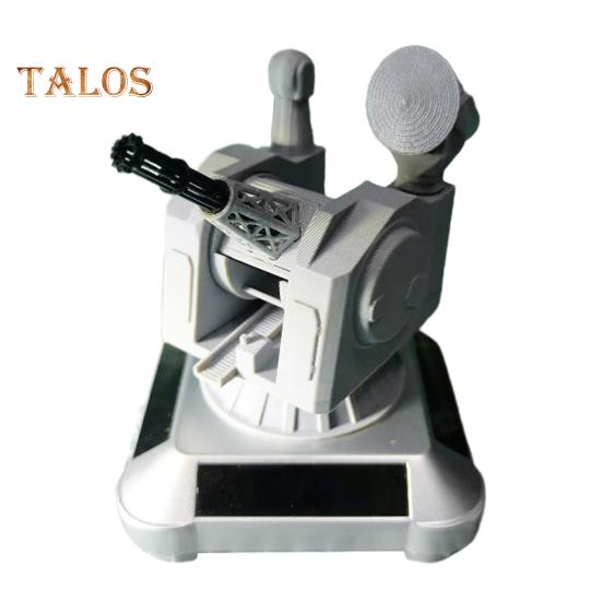 

3D-печатный орнамент, вращающаяся военная модель на солнечных батареях, миниатюрная имитация военной модели, украшение приборной панели автомобиля, подарок для военного энтузиаста A