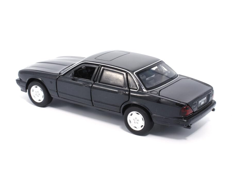 TAYUMO Scale Jaguar XJ6 1992 Diecast Car with Function 1/36 Pull-Back (Black)