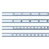 300mm - 1m Flexible Curve Ruler Imperial and Metric Double Scale PVC Curved Ruler for Woodworking / Sewing / Drawing
