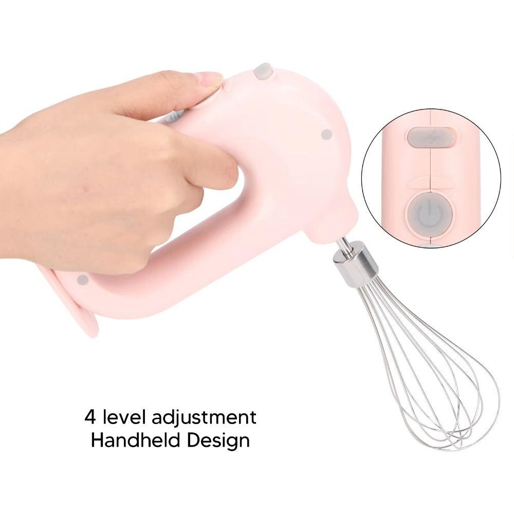Portable Electric Hand Mixer Handheld Mini Egg Beater Electric Cordless Mixer  Kitchen Gadget