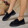 Women's New Single Shoes One Pedal Carrefour Doudou Shoes Women's Small Fragrance Foot Rubber