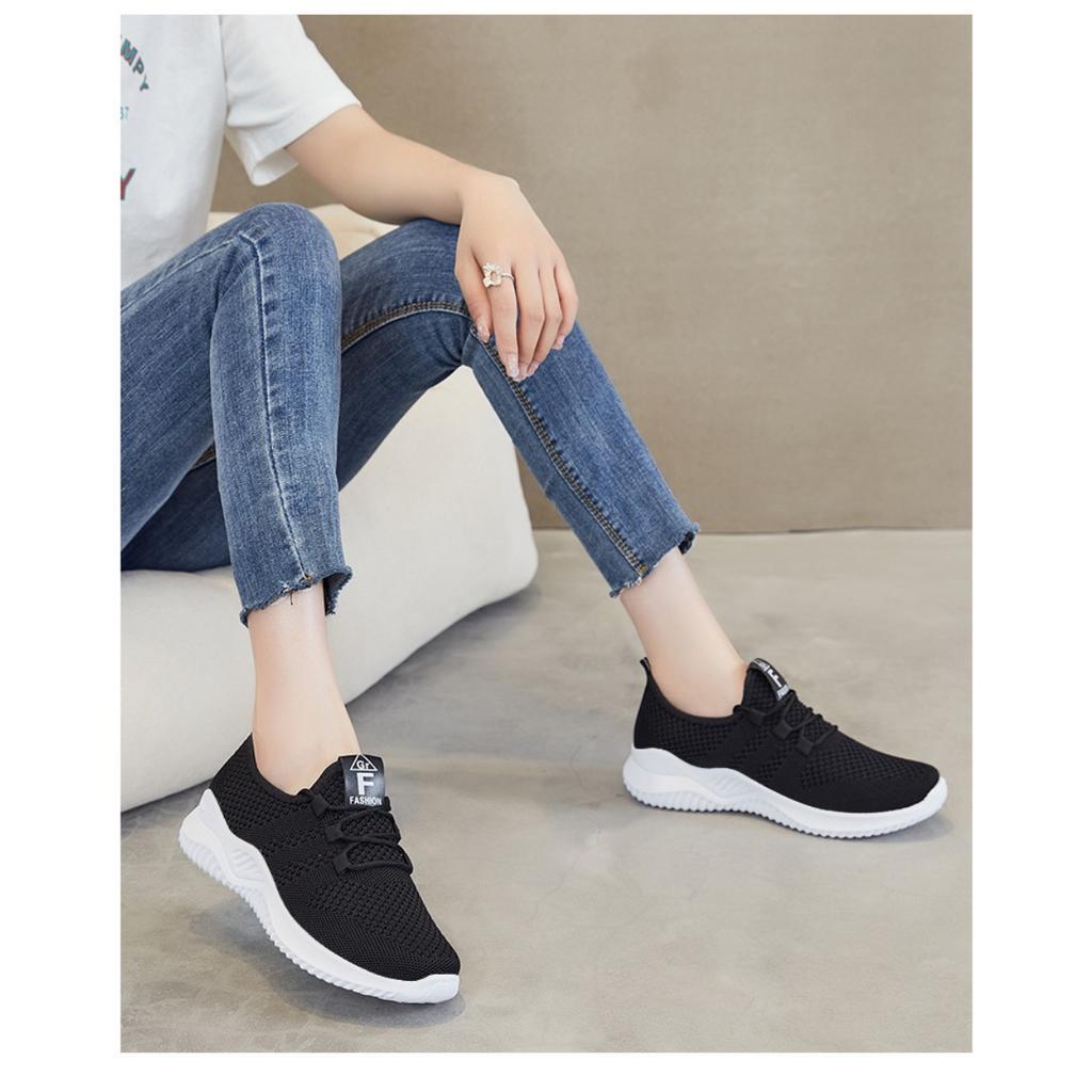 Pantofi sport casual pentru femei, respirabili, cu talpă moale, cu talpă simplă