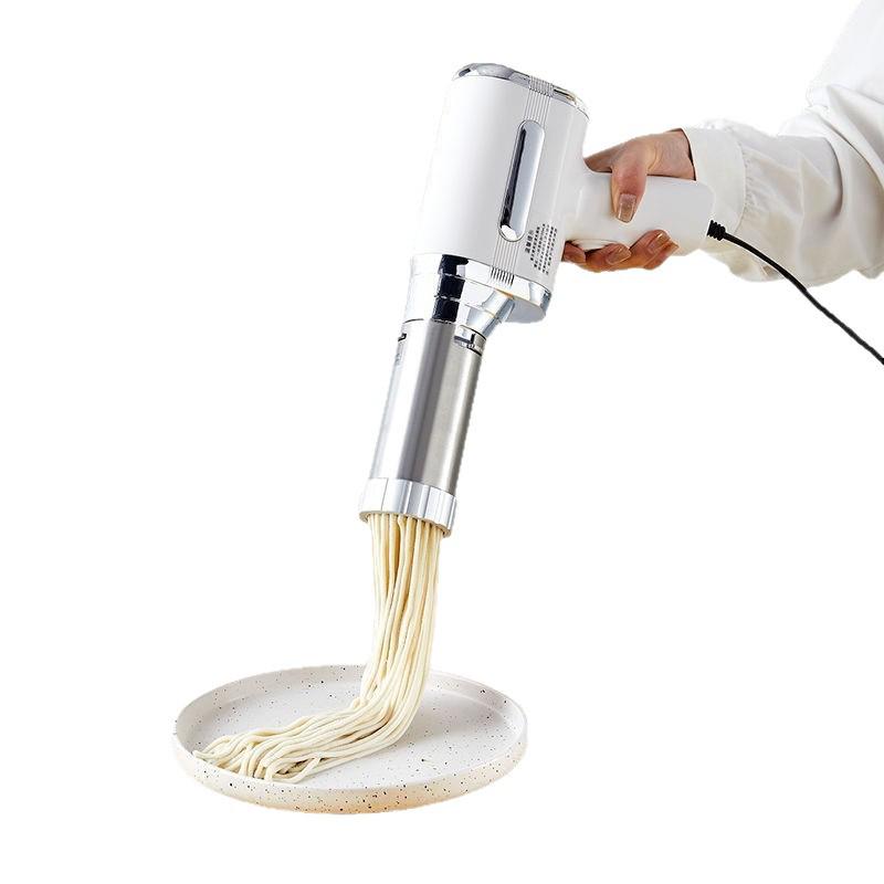 Compact Automatic Electric Noodle Maker with Handheld Dough Press