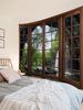 Tapisserie Fenêtre 3D Cascade Forêt Fenêtre Factice Paysage Naturel Impression Accrochage Mural Pour Chambre Salon Décoration Intérieure Multiple