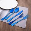 1/4Set Silver Food Portable Dinnerware Cutlery Stainless Steel Fkatware Fork Knife Spoon Dinner Set Silverware Tableware Set