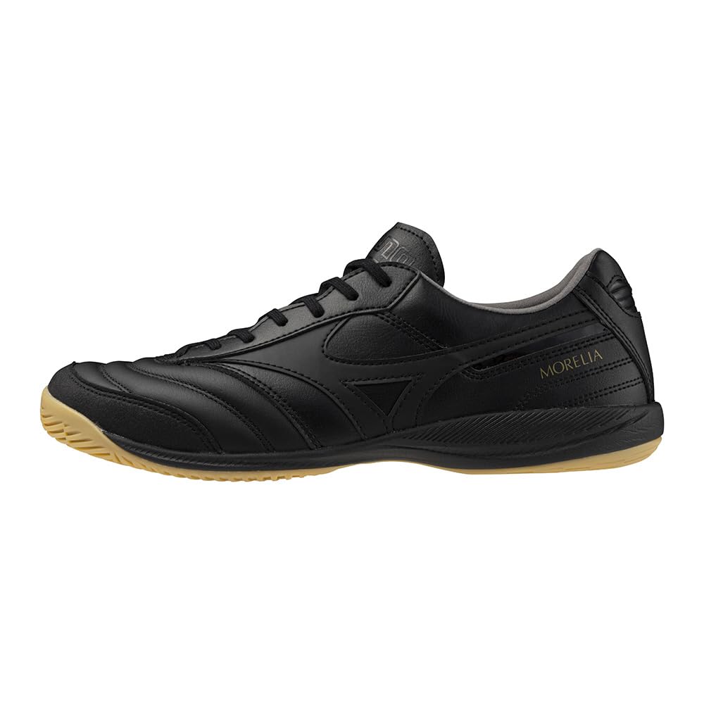 Mizuno Morelia SALA ELITE IN Futsal Shoes, Club Football, Soccer, Wide Width, Lightweight, Indoor, Black X Black, 30.0 Cm, 2E