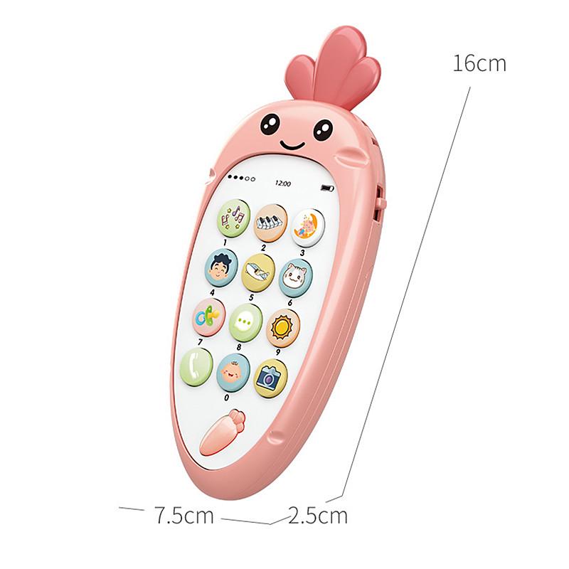 Educational Baby Phone Bilingual Phone Teether Music Educational Toys Baby Supplies