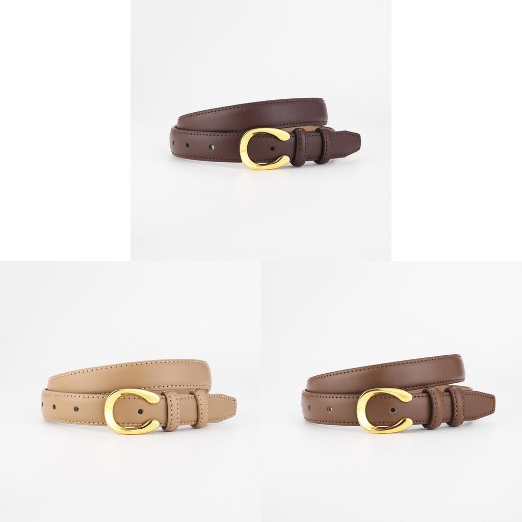 Genuine Leather Womens Belt Business Casual Designer Accessory For Office Wear