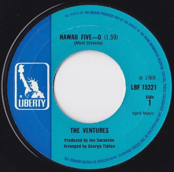 

7inch Record VENTURES - Hawaii Five-O LBF15221 Liberty 1969 UK Rock Used