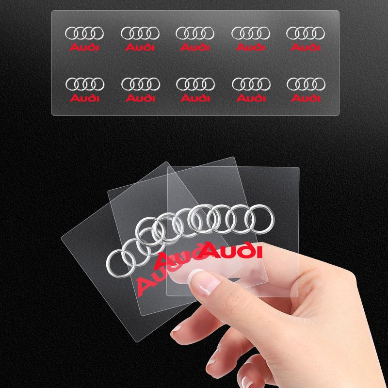 Car Stickers Car-Styling Logo Interior Decorative Accessories For Audi A1 A2 A3 A4 A5 A6 A7 A8 Q1 Q2 Q3 Q4 Q5 Q6 Q7 Q8 B5 B6 B7 B8 C5 C6 C7 C8