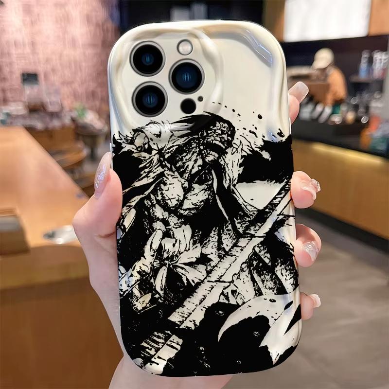 Anime Bleach Wave Phone Case For iPhone 17 Air 16 15 14 13 12 11 Pro Max Plus Mini SE2020 2022 Shockproof Silicone Back Cover
