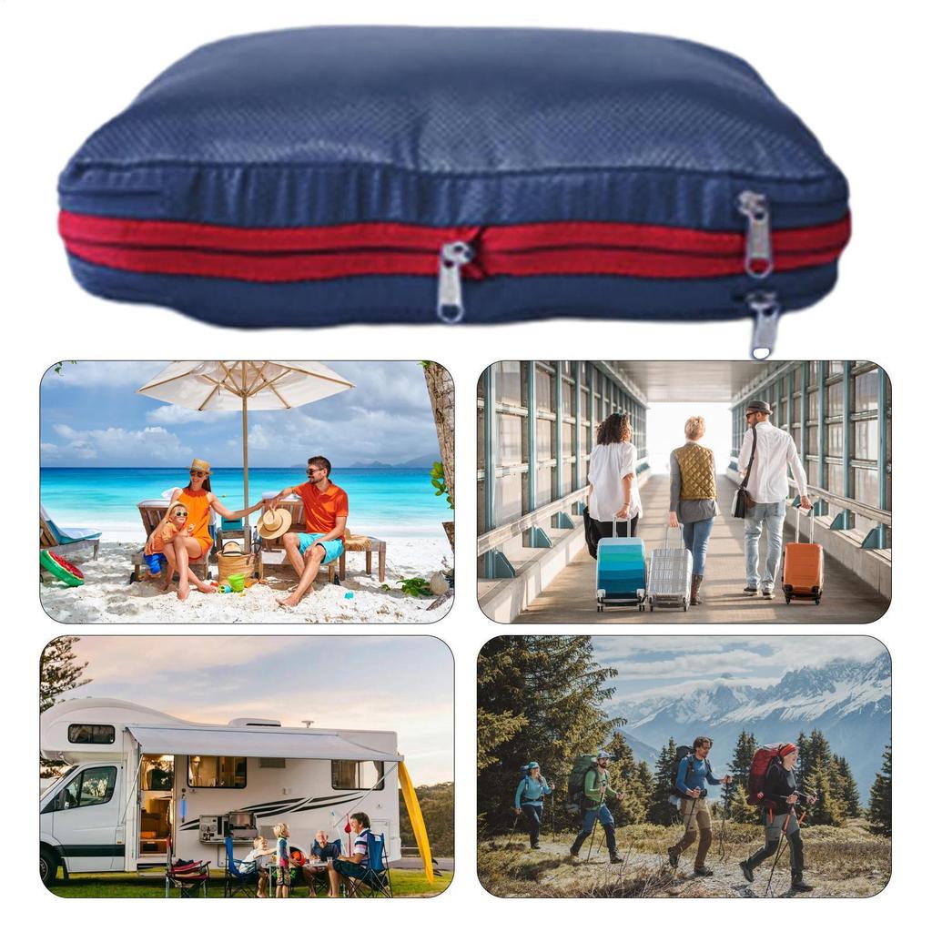 Compression Packing Bags Space Saver Organizer For Cruise Waterproof Double-Sided Space Saving Compression Pouch For Airplane