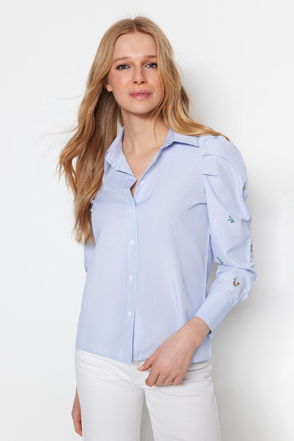 

Рубашка - Синяя - Классический крой