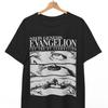 2026 The End of Evangelion Shirt Neon Genesis Anime Shirt Summer New Y2K Men's and Women's Super Large Fashion Couple Dress