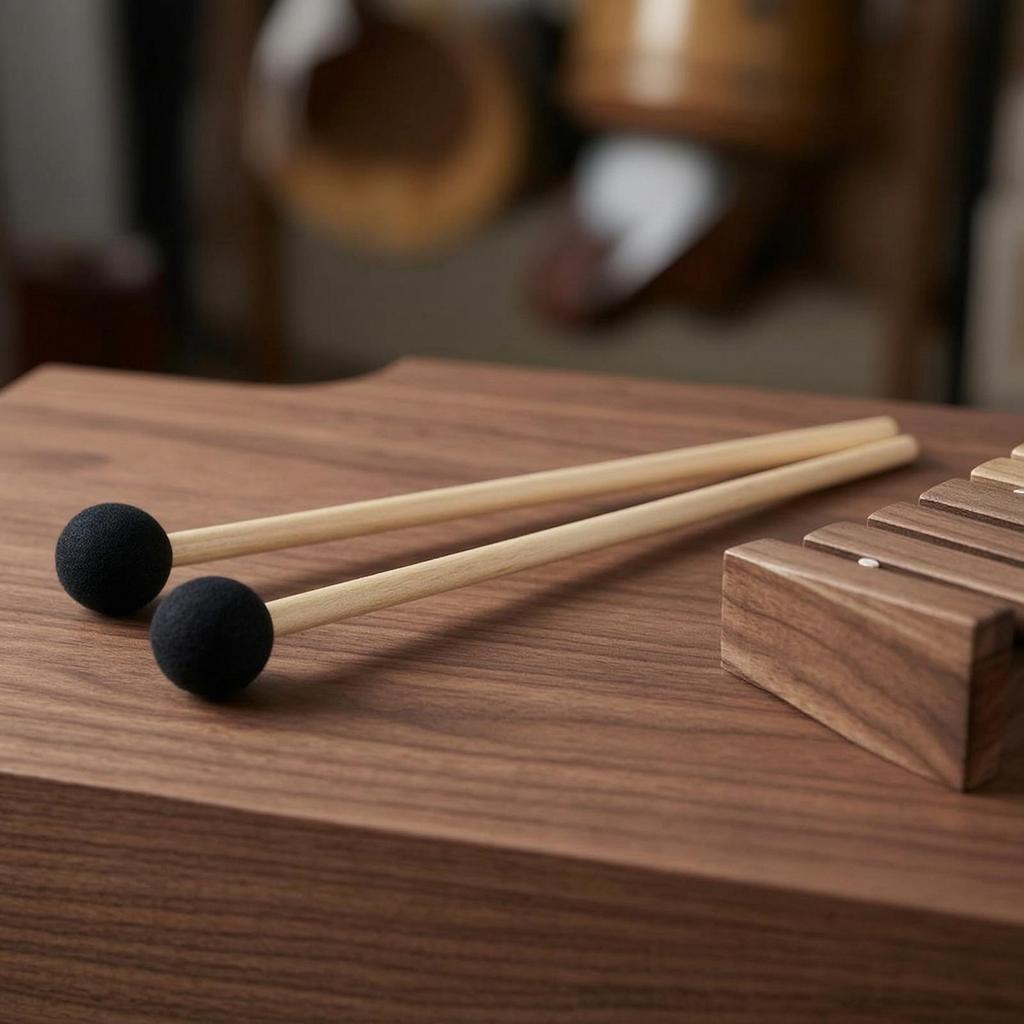 Xylophone Mallets Long Keyboard Percussion Round for Rehearsal, Students