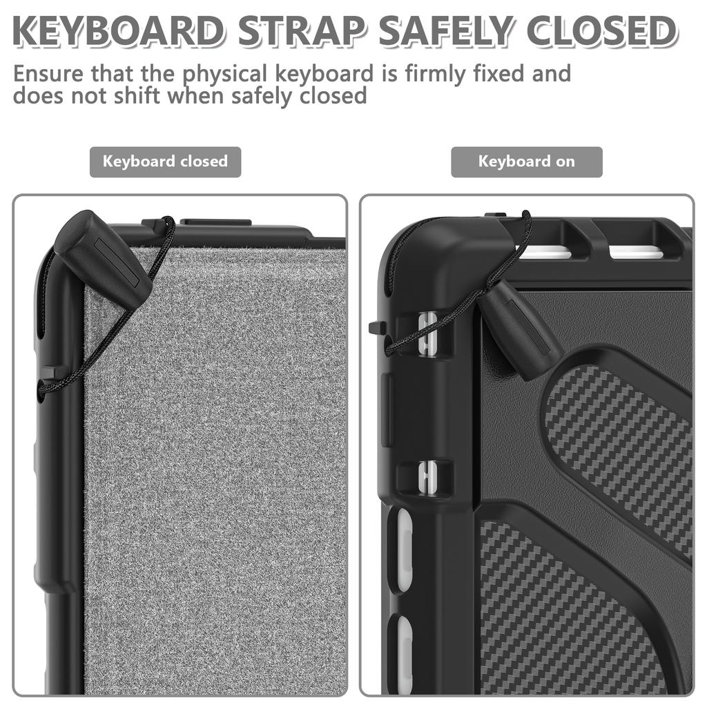 For Microsoft Surface Pro 11 10 9 8 7 6 5 4 for Surface GO 1 2 3 4 Rugged Protective Case Reinforced Corners Case with Holder
