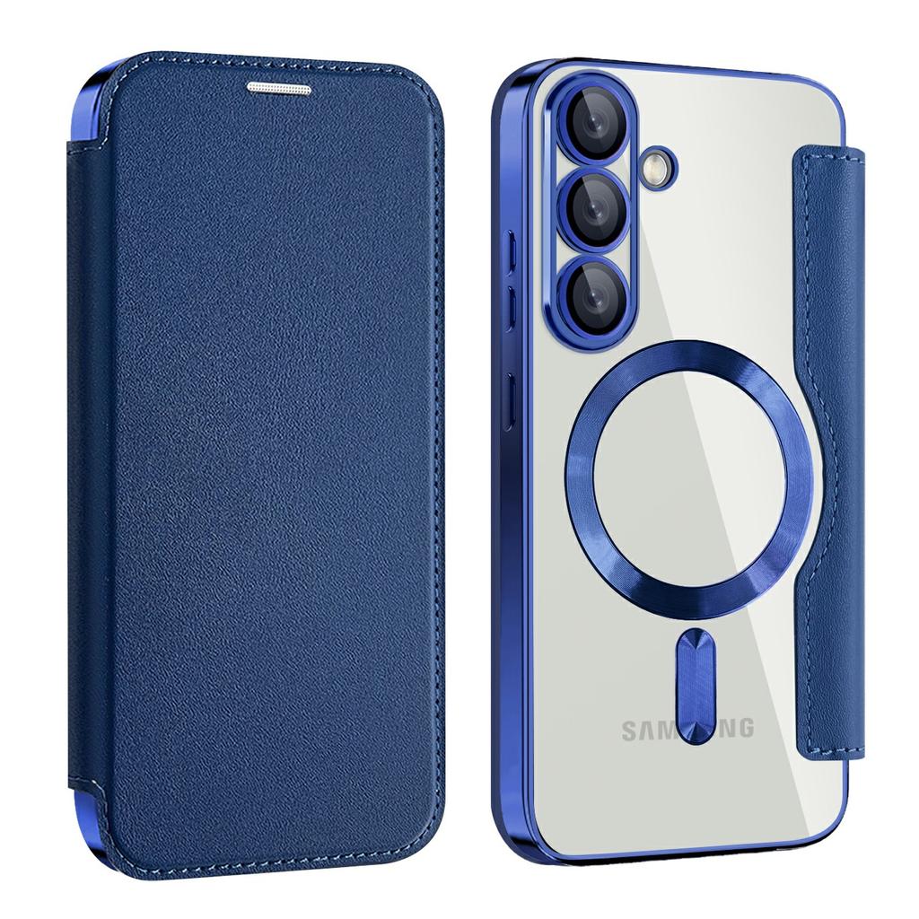 For Samsung Galaxy A36 5G Case Compatible with MagSafe RFID Blocking Card Holder Leather Phone Cover