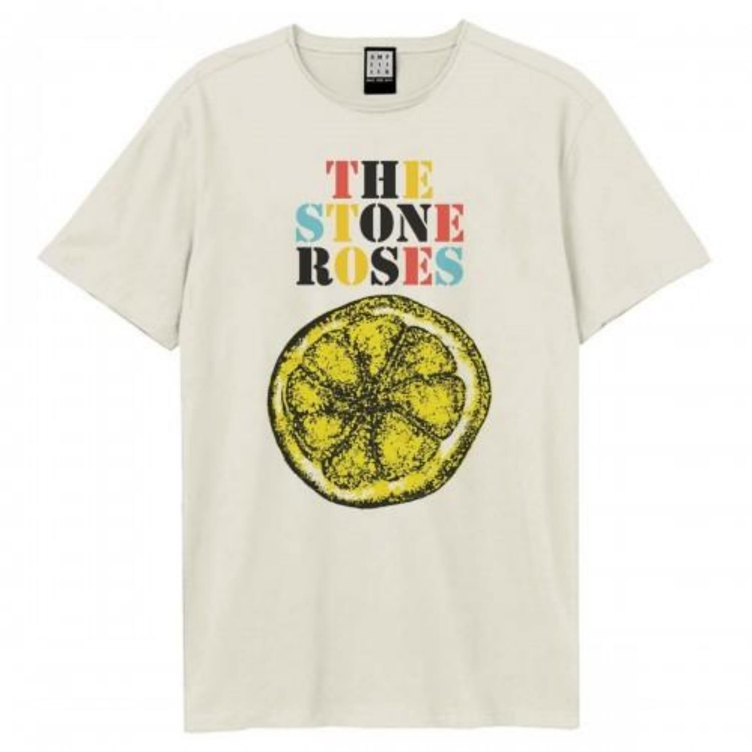 Amplified Unisex Adult Stencil And Lemon The Stone Roses T-Shirt S