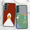Flying Duck Phone For Samsung Galaxy S20 FE S21 Plus S22 S23 S24 Ultra Case S10 S10E S9 S8 S7 Edge Cover Silicone Soft Coque Fun