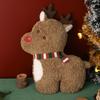 Christmas Series Plush Elf Reindeer Pillow With Pp Cotton For Holiday Home Decor