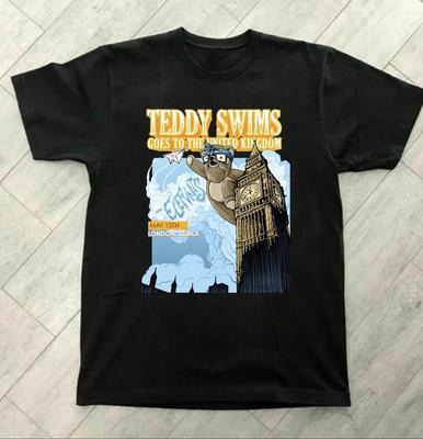 Teddy Swims Poster Tour UK Cotton T-Shirt Unisex All Size Unisex T-Shirt