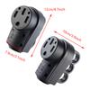 Nema 14-50P 14-50R 50Amp RV Plug Heavy Duty RV EV Replacement Socket Male/Female Plug with Ergonomic Handle 125V/250V for Camper