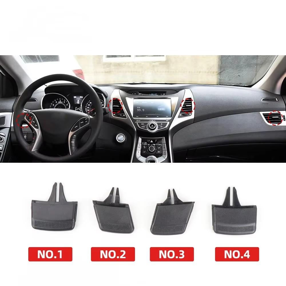 Car A/C Air Vent Grille Tab Clip Automobile Air Conditioner Outlet Repair Kit For Hyundai Elantra 2012-2016