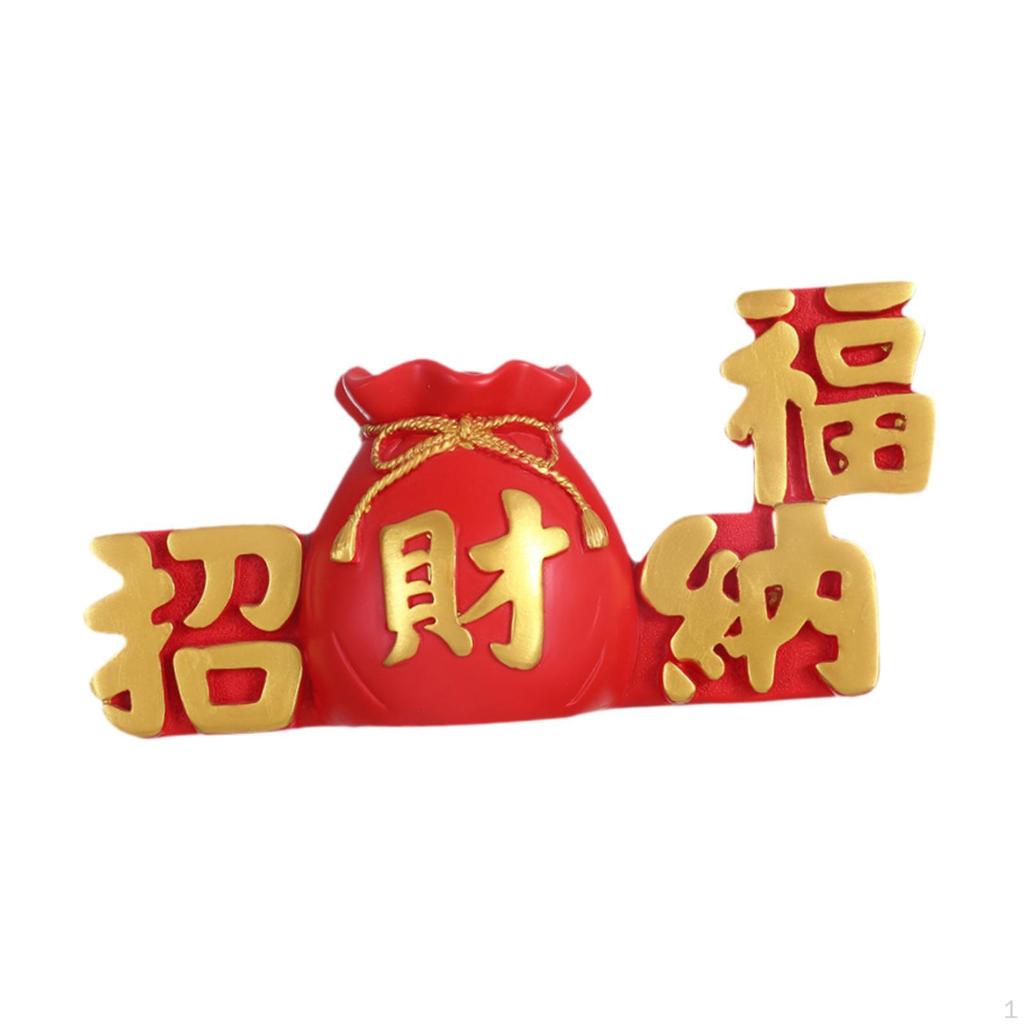 Blessed Flower Vase Lucky Art Craft, Creative, Centerpiece, Resin Planter Pot Desktop