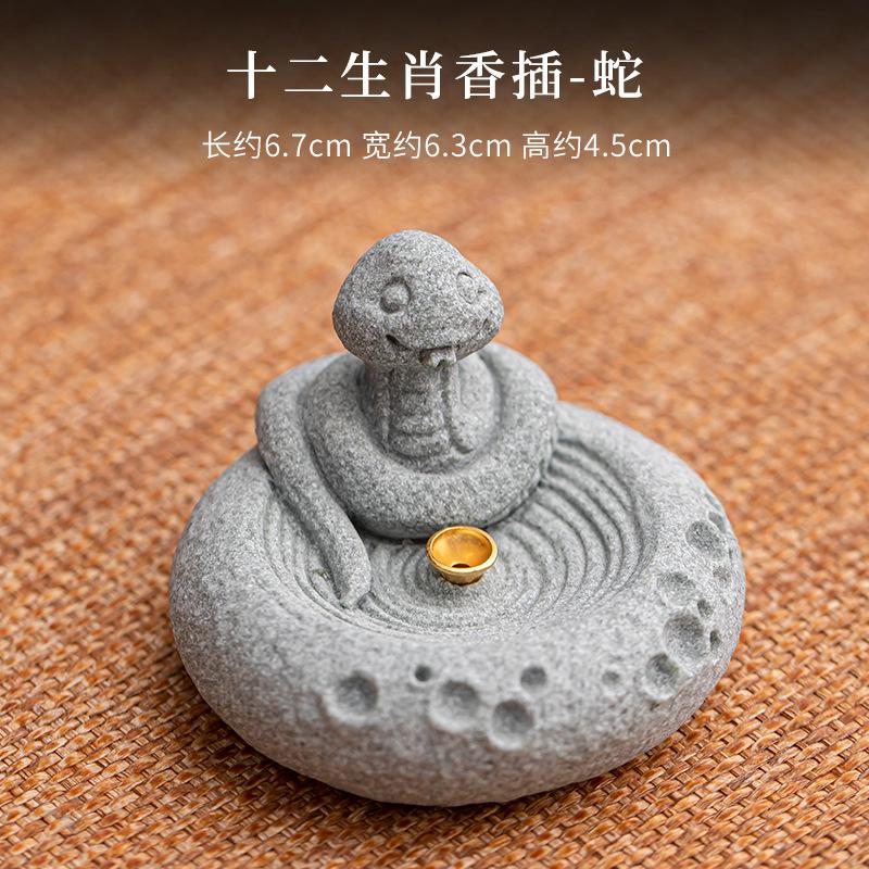 Incense Holder for Sticks Incense Stick Holder Ash Catcher for Meditation Yoga SPA Natural Stone Incense Burner Home Table Decor