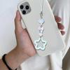 Multicolor Phone Lanyard Star Pendant Keychain Colorful Beaded Keyring Stylish Cellphones Straps Bag Charm Accessory