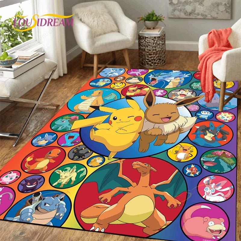 Anime paklājs Pokemon paklāji viesistabai Mīksts