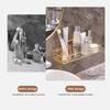 Adhesive Storage Rack Wall Mounted Large Capacity Rack with Hollow Drainage Anti-Rust Organizer for Bathroom Kitchen