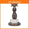 Stunning Triple Goddess Tea Light Candle Holder Unique Resin Decorative Accent Piece