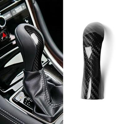 For Infiniti Q50 2014 2015 2016 2017 Car Gear Shift Knob Cover Trim Parts Auto Interior Mouldings Carbon Fiber Black Decoration