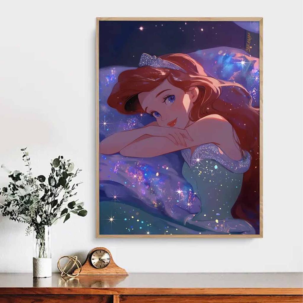 Full Round Diamond Painting The Sleeping Princess Art Rhinestone Picture Mosaic DIY 5D Cross Stitch Embroidery Home Decoration