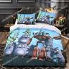 Anime Grizzy e i Lemming 3D NUOVO Copripiumino Federa Set Biancheria da Letto Adulto Ragazzo Ragazza Decorazione Camera da Letto Singolo Matrimoniale Grande
