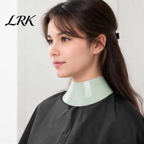 Barber Shop Supplies Silicone Hair Cutting Collar, Waterproof Haircut Neck Wrap Guard, Guard Dyeing Pad for Hairdressing Reusable Cape