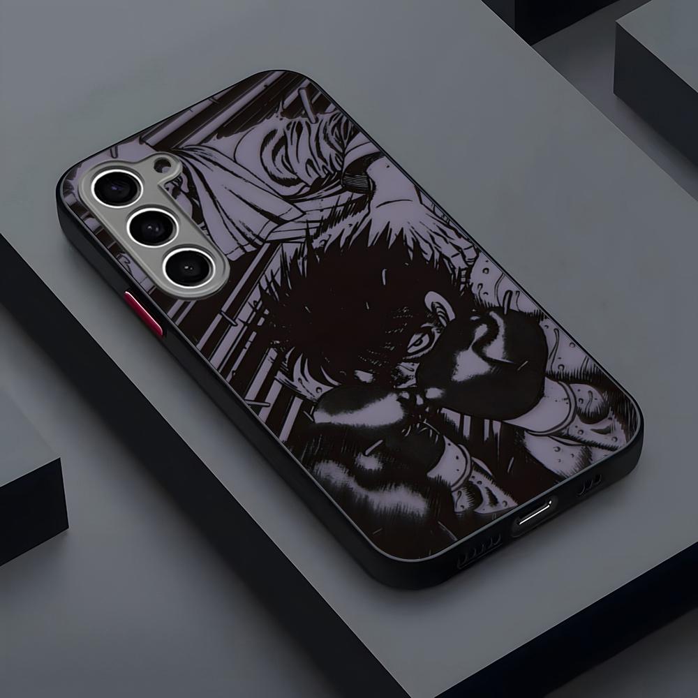 Boxing Hajime No Ippo Anime Art Phone Case Matte Transparent For Samsung S25Plus S21fe S22 FE S23 Ultra S24 Plus S25 Cover