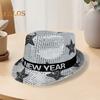 Paillettenhut, Happy New Year, Jazzhut, Vintage-Cowboy-Stil, Party-Club, Foto-Requisite, glitzernder Fedora, Kopfbedeckung für Erwachsene für Cosplays, Feiertage, Karneval